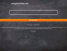 Tablet Screenshot of newagehealthspa.com
